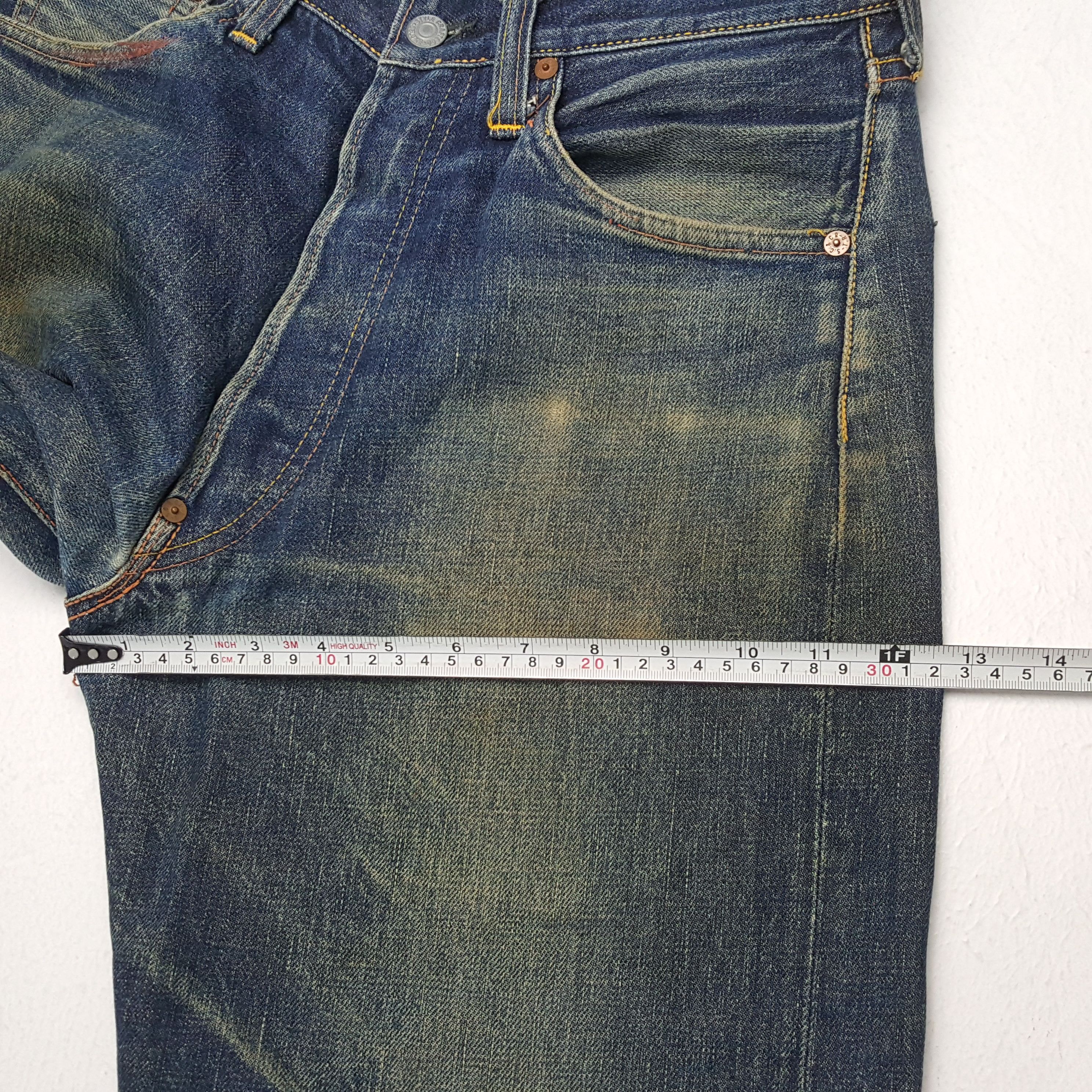 Evisu × Japanese Brand × Vintage EVIS Japanese Brand Streetwear Custom Daicock Style Jeans Size US 29 - 9 Thumbnail
