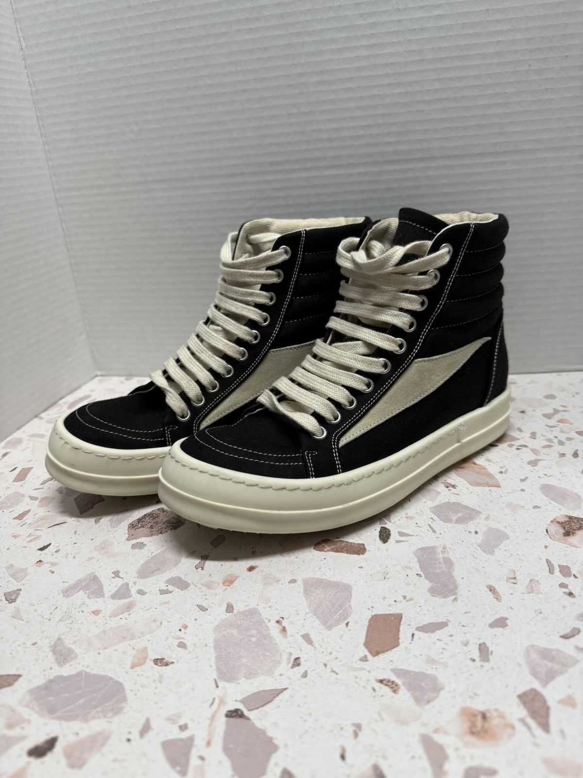 Rick Owens Geobasket Black / Milk 43サイズ Men's shoes Rick Owens Geobasket Black/ Milk | Footshop