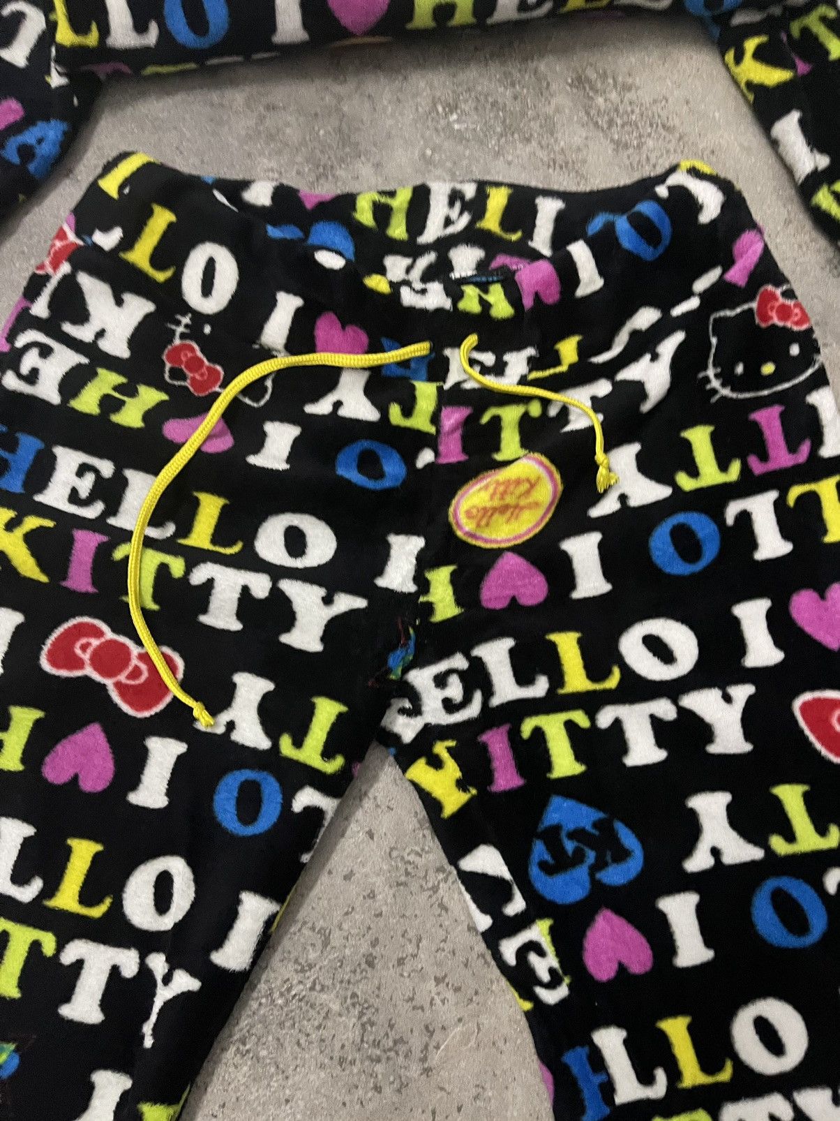 Anime Hello Kitty Fleece Pajamas Overprinted Size US M / EU 48-50 / 2 - 16 Thumbnail