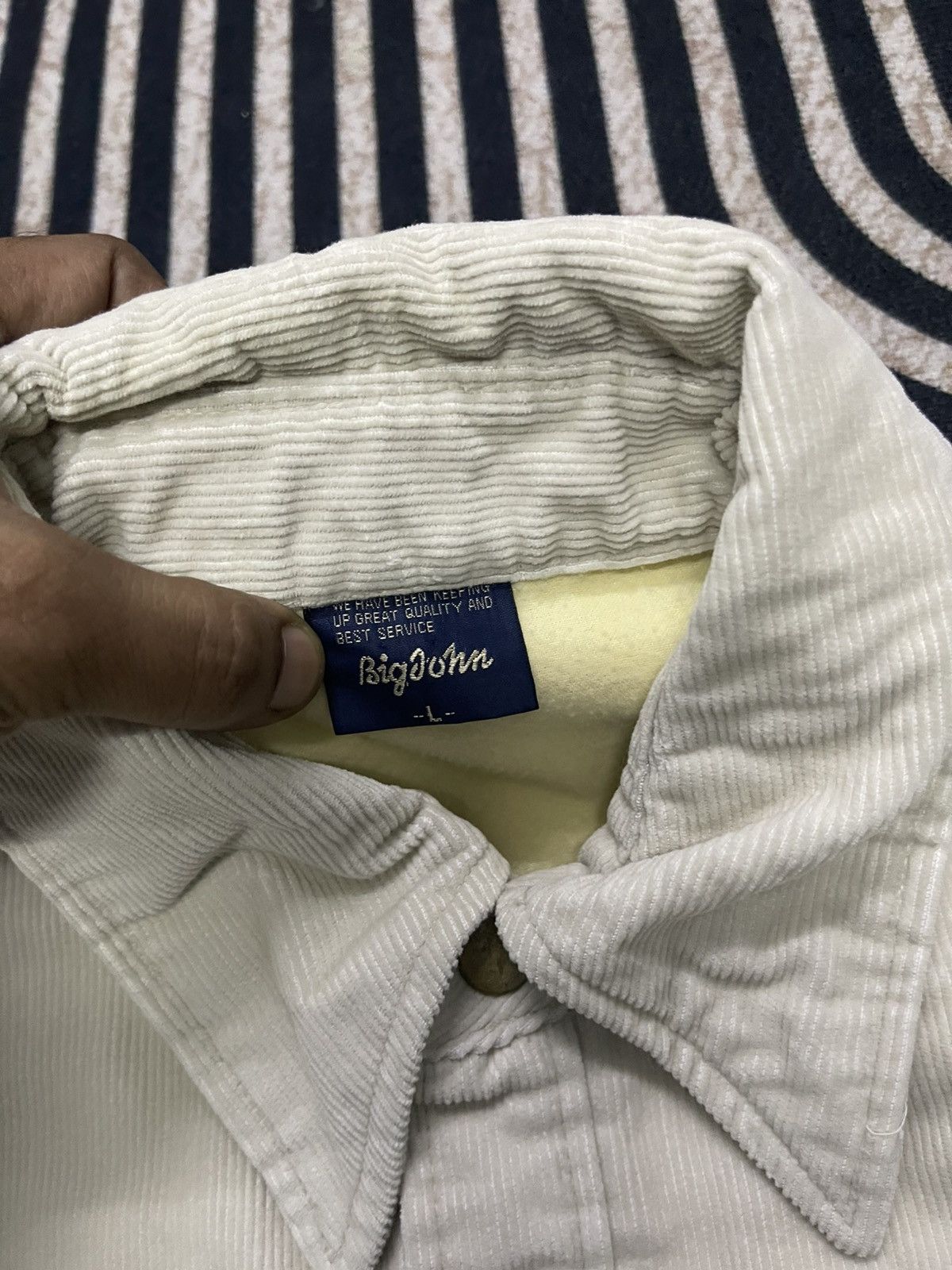 Big John 90s BIG JOHN CORDUROY WORKER BUTTON JACKET Size US L / EU 52-54 / 3 - 9 Thumbnail