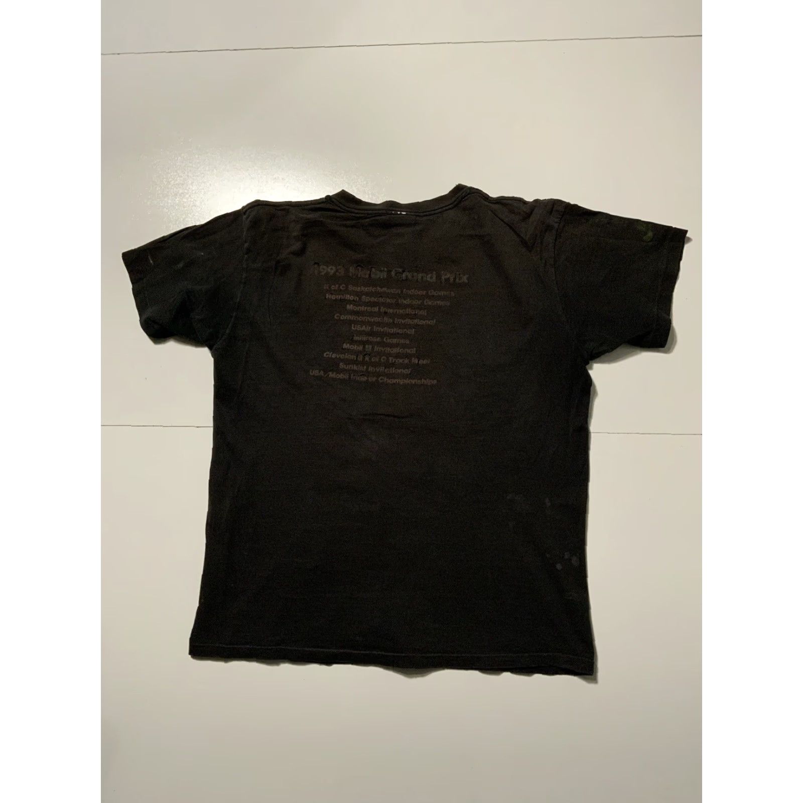 Nike VINTAGE Nike T-Shirt Grand Prix Racing Single Stitch Faded Black L Mens Size US L / EU 52-54 / 3 - 2 Thumbnail