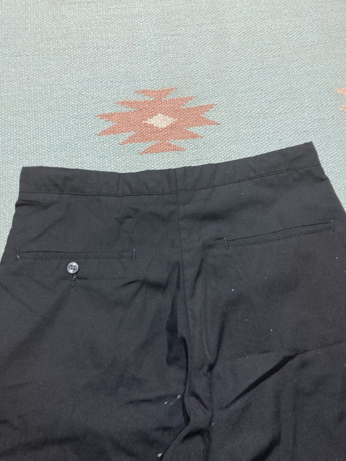 Vintage vtg 70s shorts poly cotton black paint stained distressed 27 Size US 27 - 10 Thumbnail