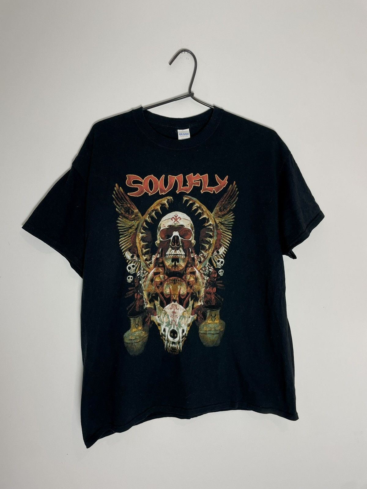 Vintage Vintage Soulfly Tshirt Size XL Black Size US XL / EU 56 / 4 - 2 Thumbnail