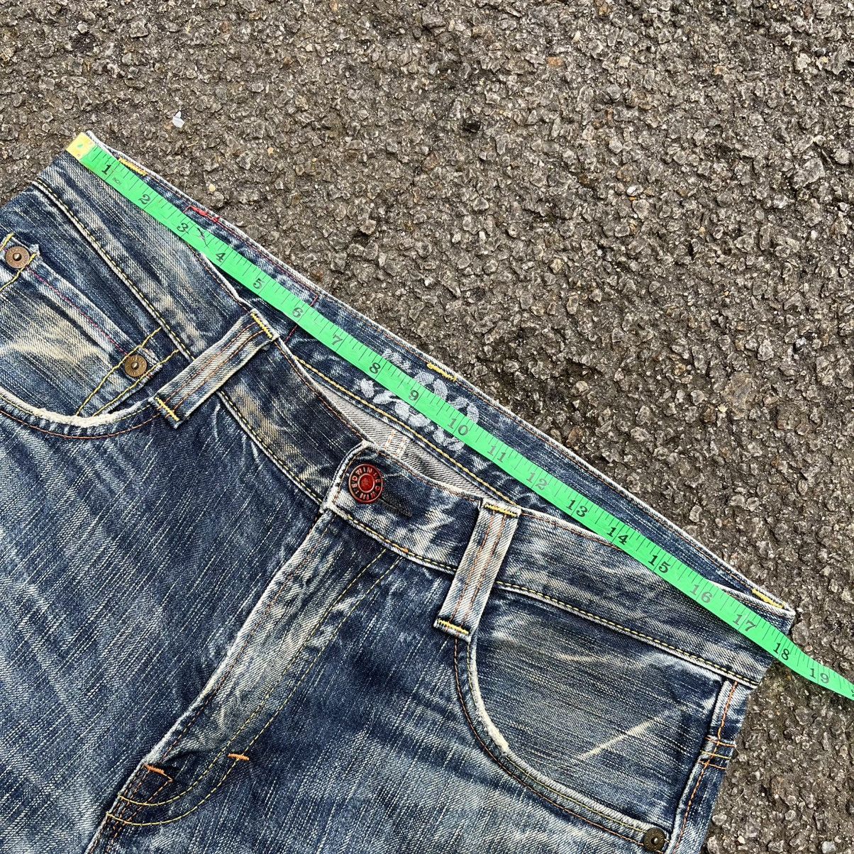Japanese Brand Edwin 503 Boot Cut Denim Rusty Clawmark Jeans Faded Blue Size US 34 / EU 50 - 7 Thumbnail