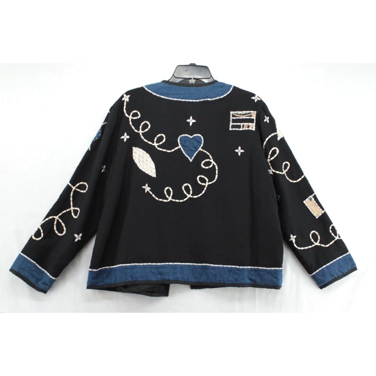 Vintage VINTAGE ALLURE Missy Jacket Women’s M Black Coat Tapestry Embroidered Old Money 80s 90s City Classic Designer Size M / US 6-8 / IT 42-44 - 5 Thumbnail