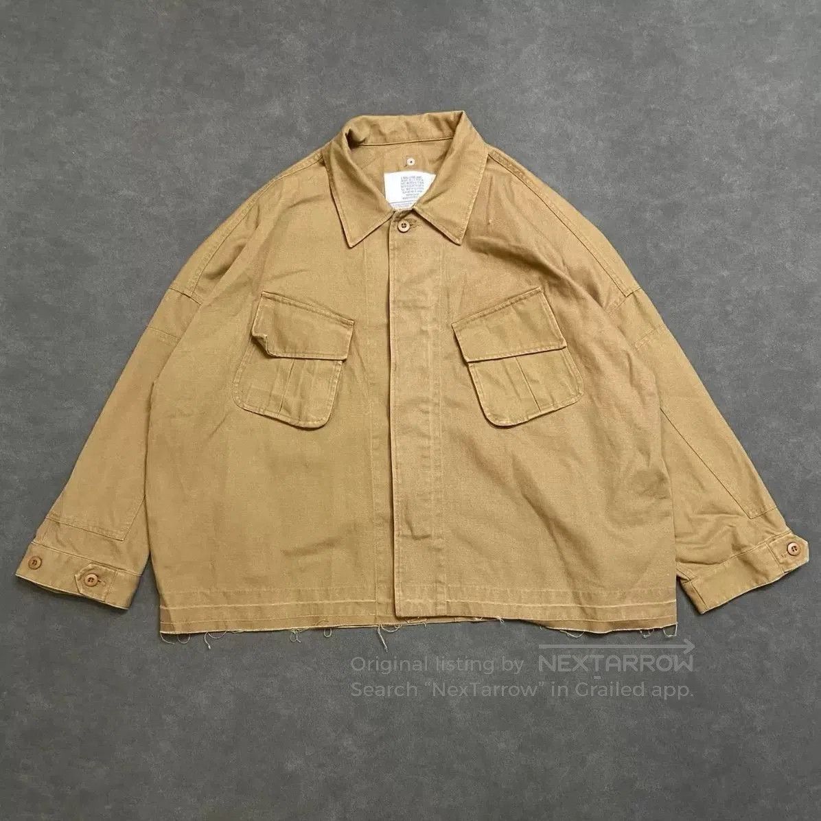 Vanishing Elephant elephant TRIBAL 20AW Canvas Utility Jacket. Size US M / EU 48-50 / 2 - 1 Thumbnail