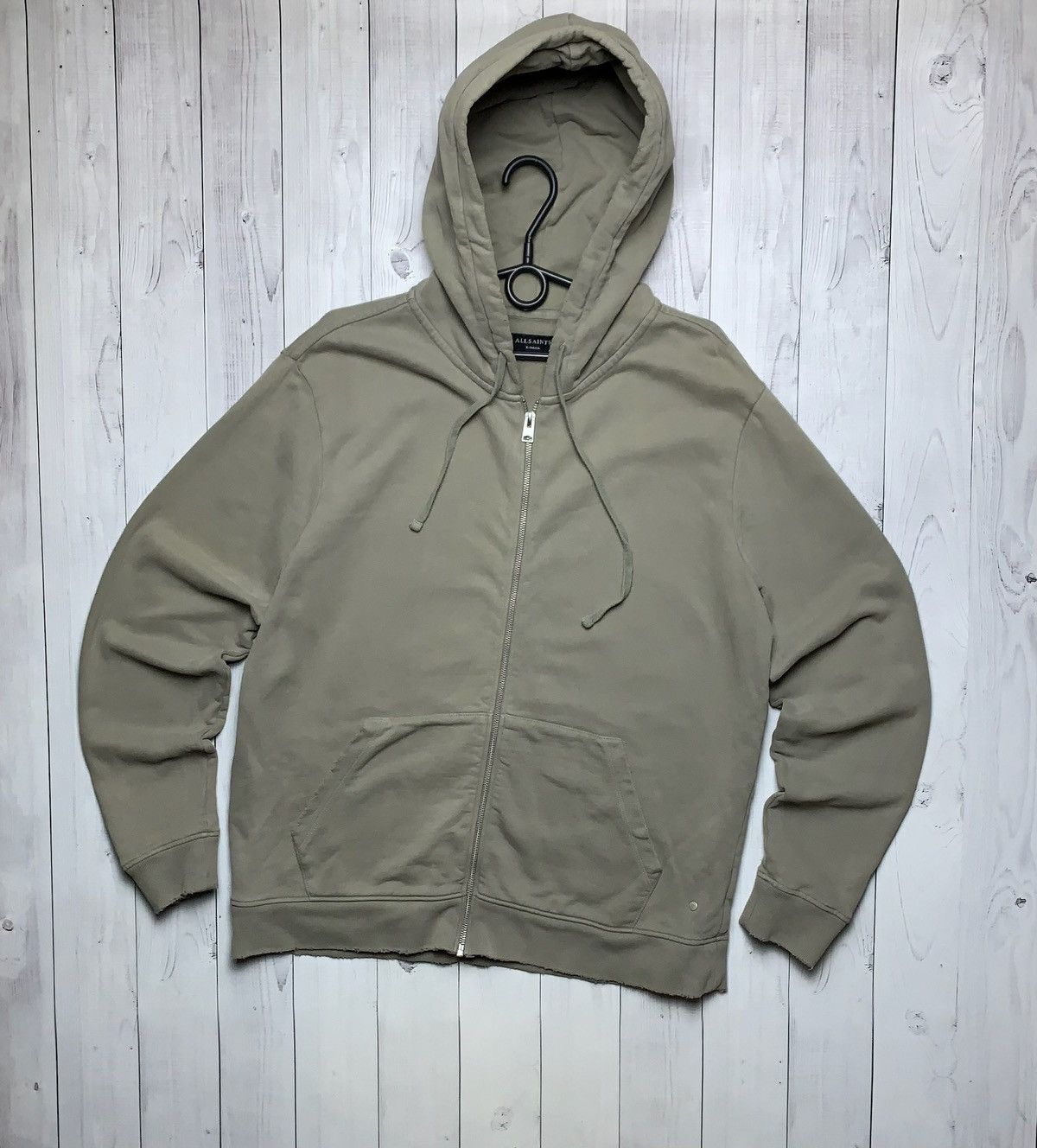 Allsaints × Vintage Vintage Allsaints logo zip hoodie size Xs distressed Size US XS / EU 42 / 0 - 1 Thumbnail