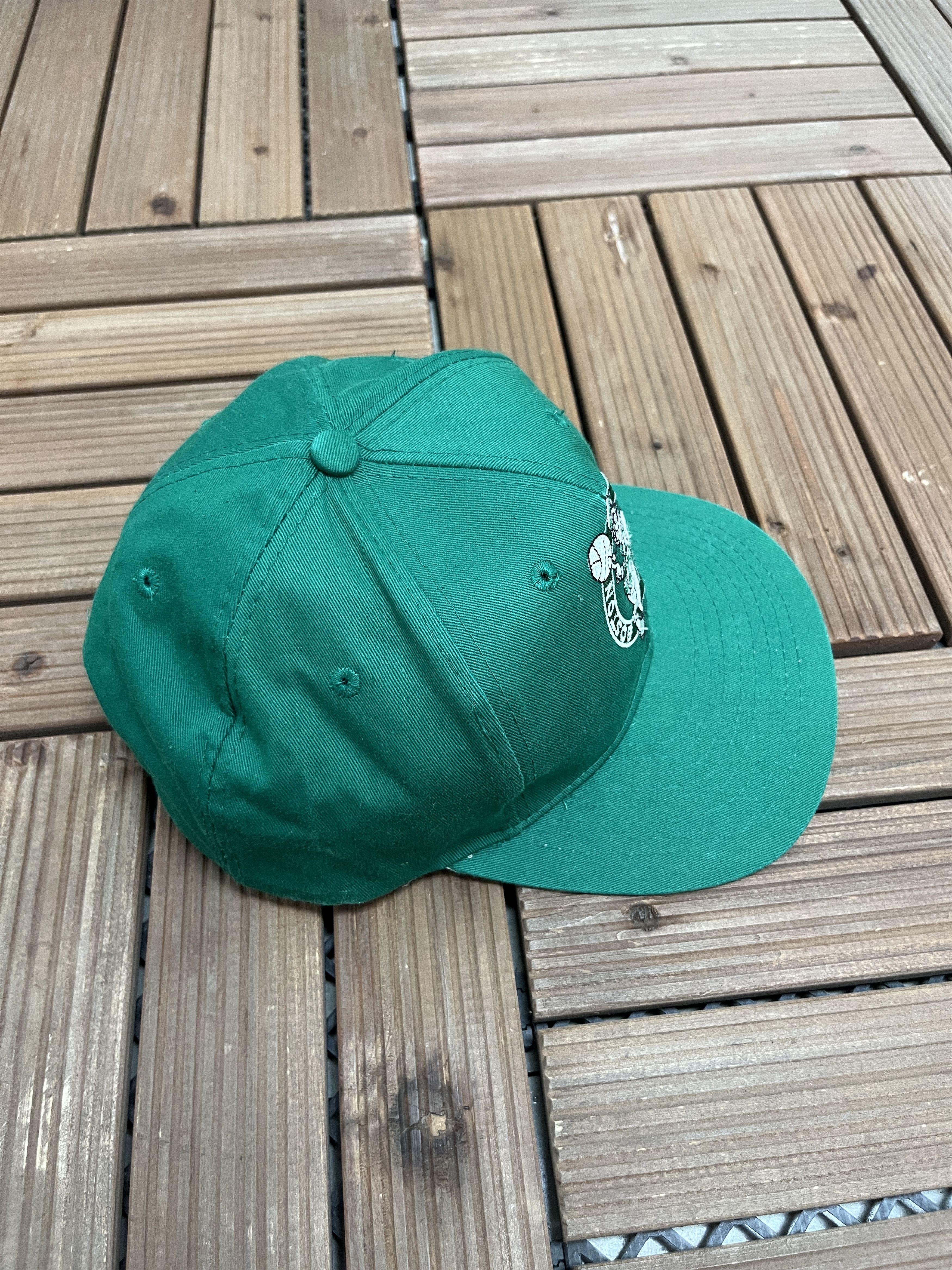 Vintage Boston Celtics Embroidered Vintage Snap Back Hat Size ONE SIZE - 4 Thumbnail