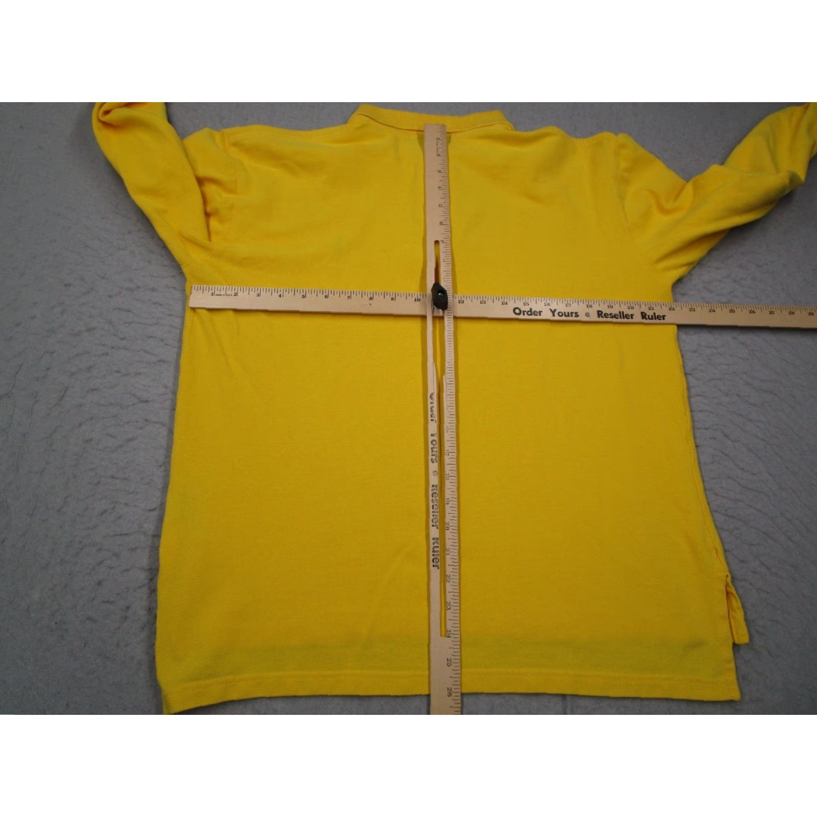 Polo Ralph Lauren Vintage Polo Ralph Lauren shirt Mens Large Yellow Polo Long Sleeve Blue Pony Size US L / EU 52-54 / 3 - 5 Thumbnail