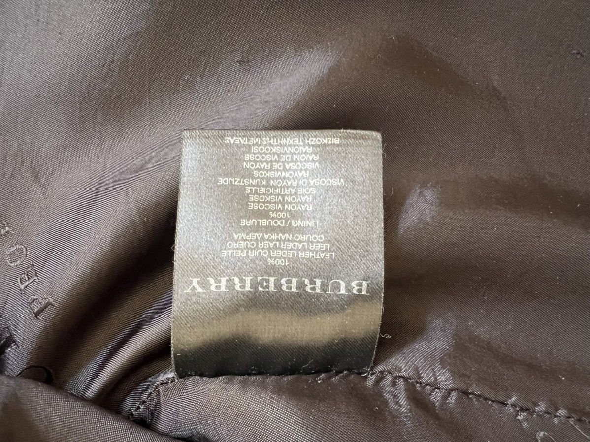 Burberry Prorsum Burberry Prorsum 2011 Leather Biker Jacket 38 Size S / US 4 / IT 40 - 10 Thumbnail