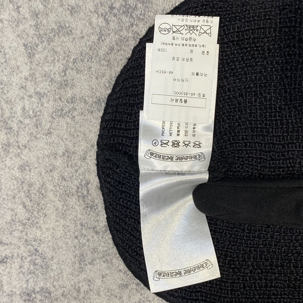 Chrome Hearts Chrome Hearts Horseshoe Black Beanie Size ONE SIZE - 7 Thumbnail