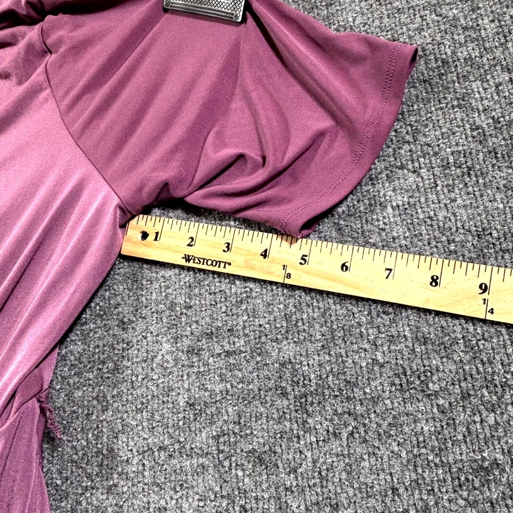 Torrid Torrid Wrap Dress Women's Midi Pockets Short Sleeves Pleated Wedding Purple Surplice Neck 1 Adult Womens Size XS / US 0-2 / IT 36-38 - 3 Thumbnail