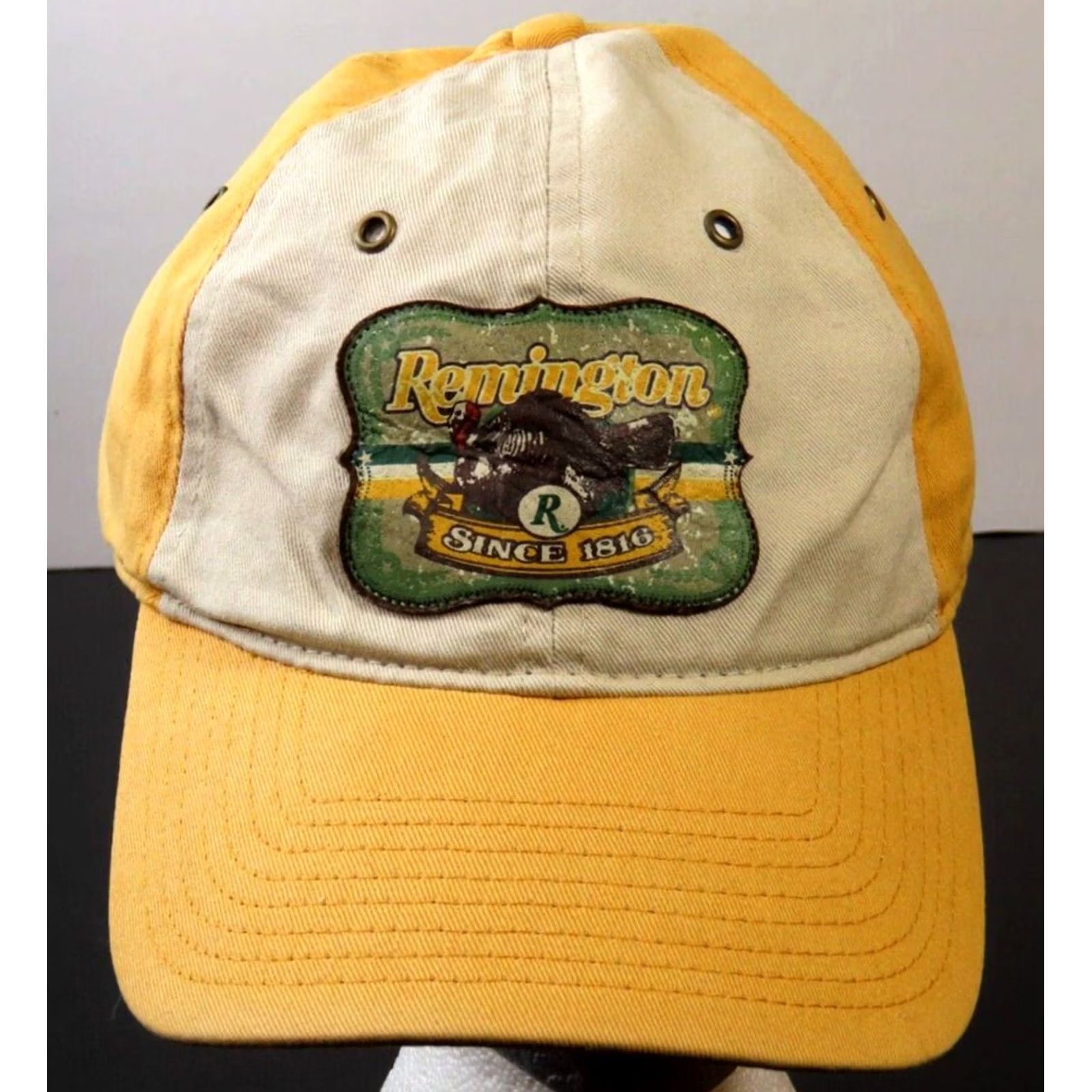 Vintage Signatures Official Adjustable Yellow & White Turkey Hat Unisex Adults One Size Baseball Cap Hunting Style Size ONE SIZE - 2 Thumbnail