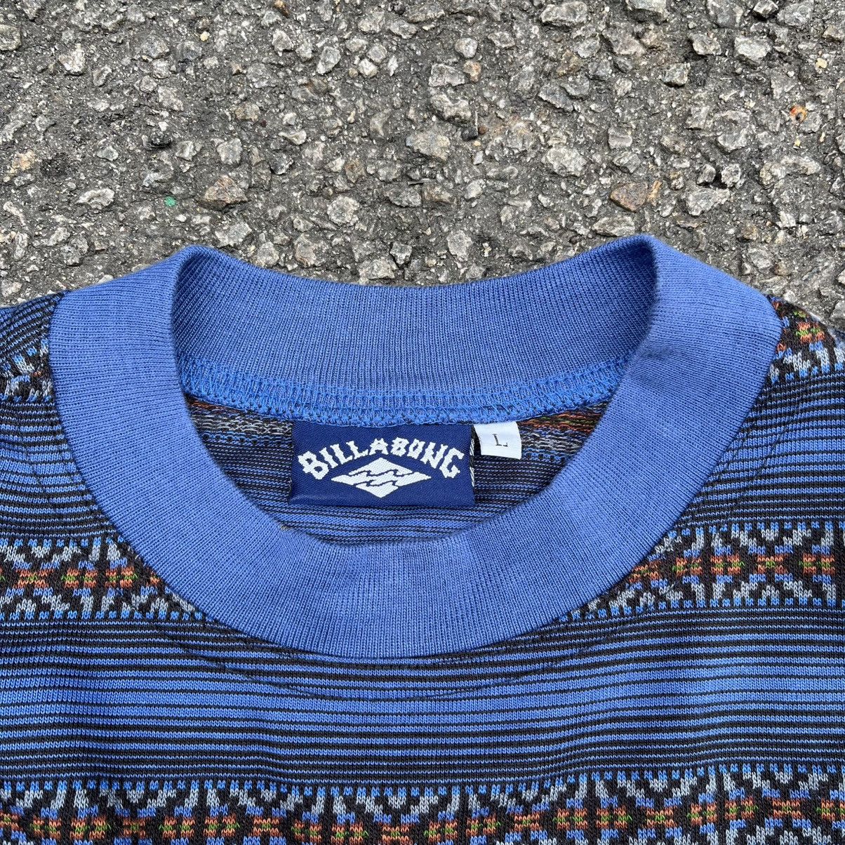 Billabong Vintage 90’s Knit Style Billabong Multicolour Stripe T Shirt Size US L / EU 52-54 / 3 - 5 Thumbnail