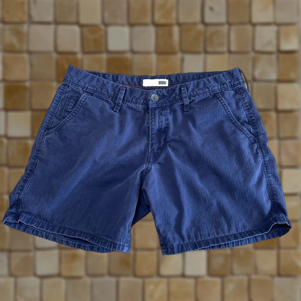 Levi's LEVI'S Womens Chino Shorts Size W28 Blue Colorful Size 28" / US 6 / IT 42 - 1 Thumbnail