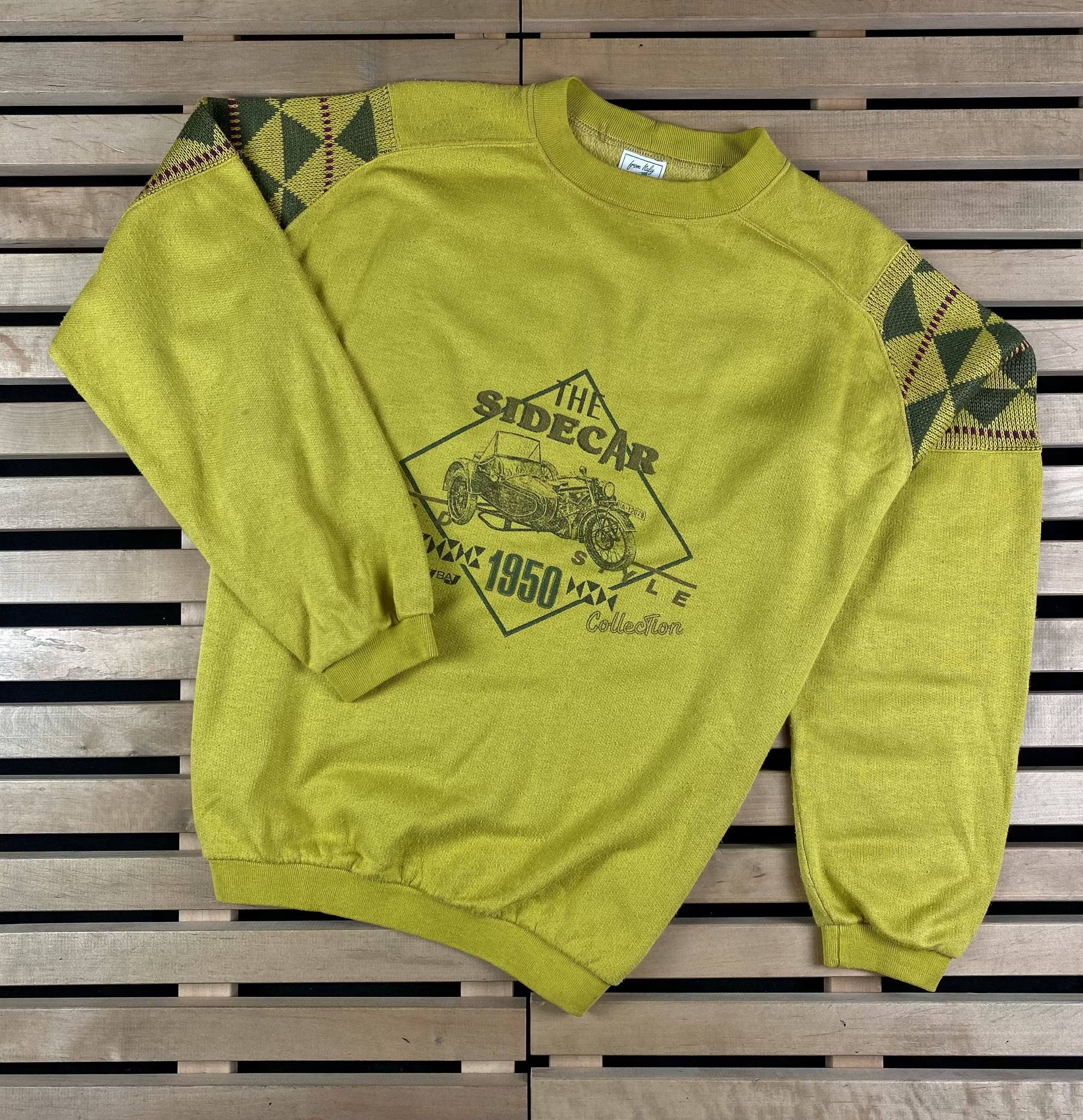 Vintage Mens Vintage Sweatshirt The Sidecar Size M Size US M / EU 48-50 / 2 - 1 Thumbnail