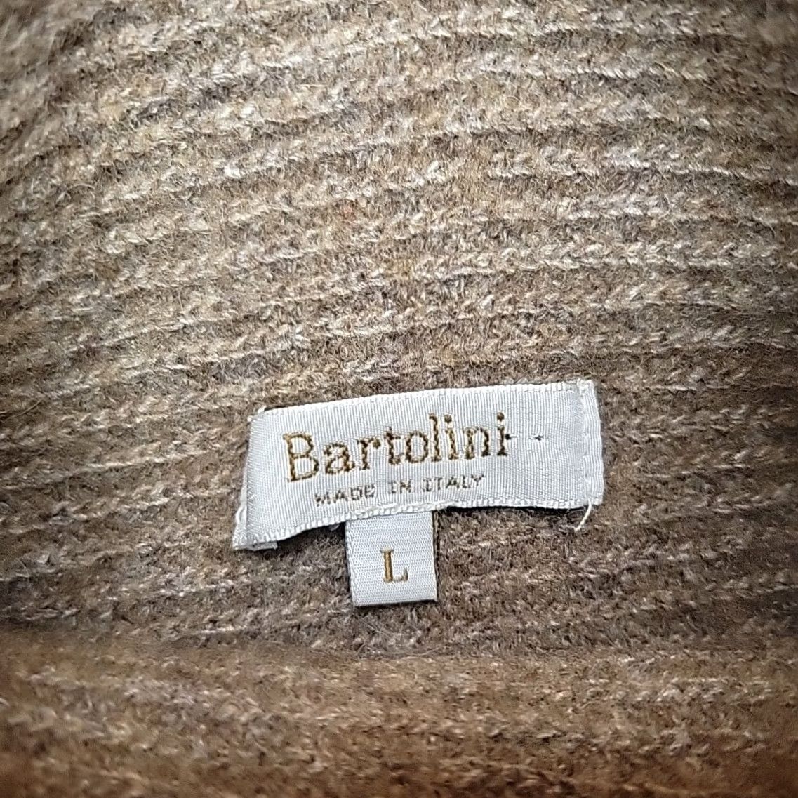 Ralph Lauren Bartolini Sweater Womens L Brown Wool Cashmere Mock Neck Italy Luxury Minimalist Size L / US 10 / IT 46 - 4 Thumbnail