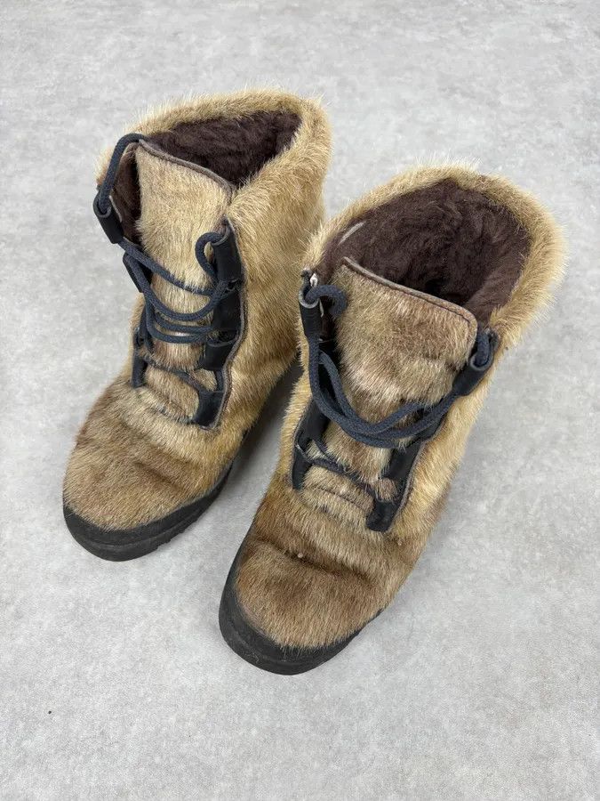 Vintage Archive Snow Camel Fur Boots Size US 9 / EU 42 - 3 Thumbnail