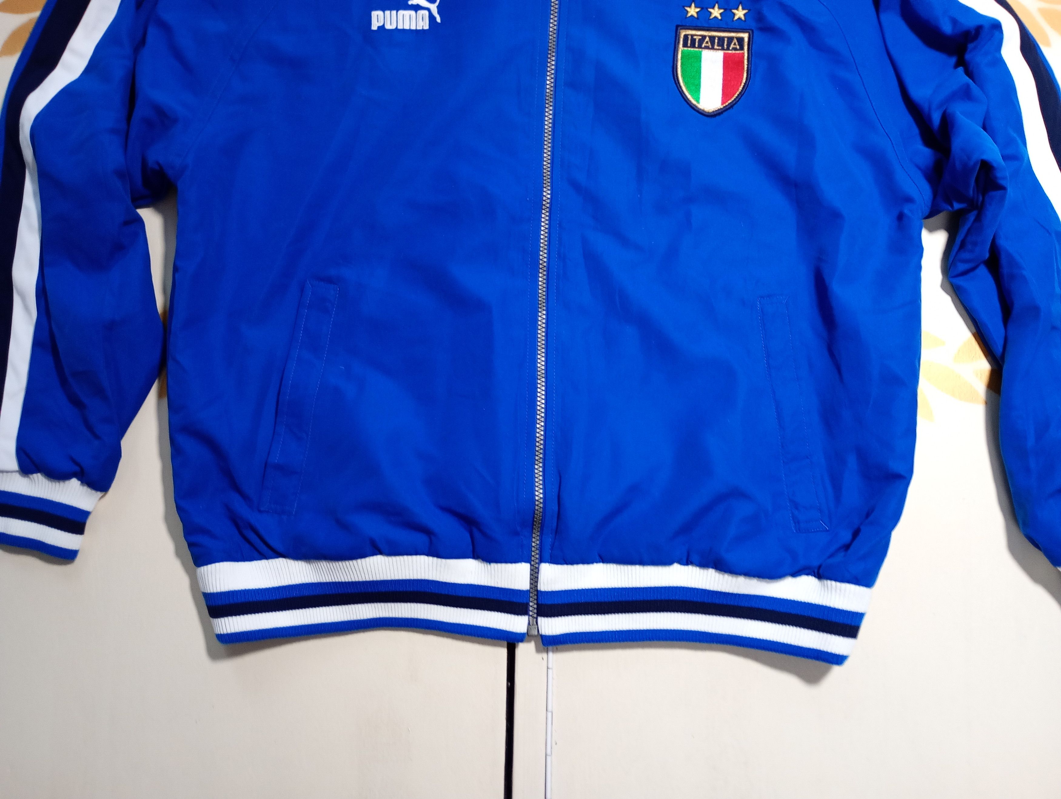 Puma Puma Italy Team TrackTop Jacket Vintage 2003-2004 Size US L / EU 52-54 / 3 - 3 Thumbnail