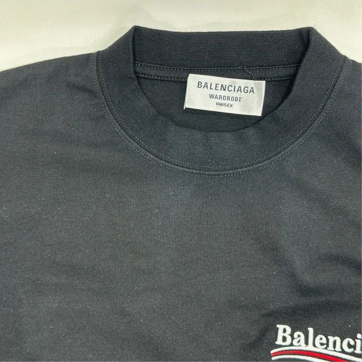 Balenciaga Balenciaga Logo Graphic Short Sleeve T-Shirt 0079-2507 Size S / US 4 / IT 40 - 5 Thumbnail