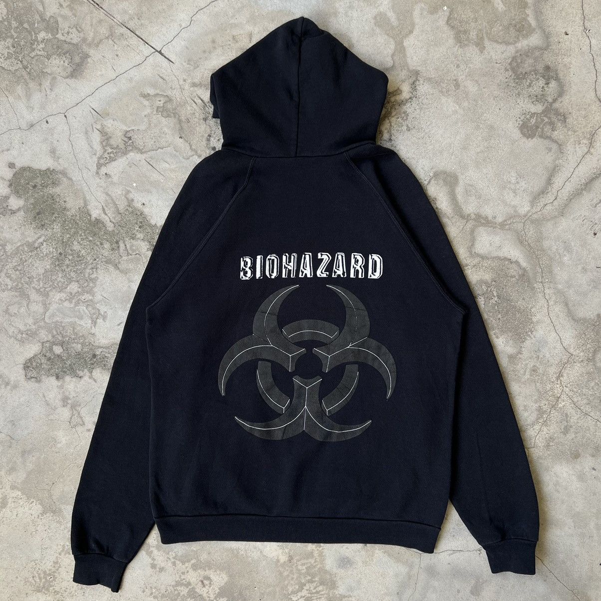 Band Tees Vintage 90s Biohazard State of the world address 1994 hooded Size US XL / EU 56 / 4 - 2 Thumbnail
