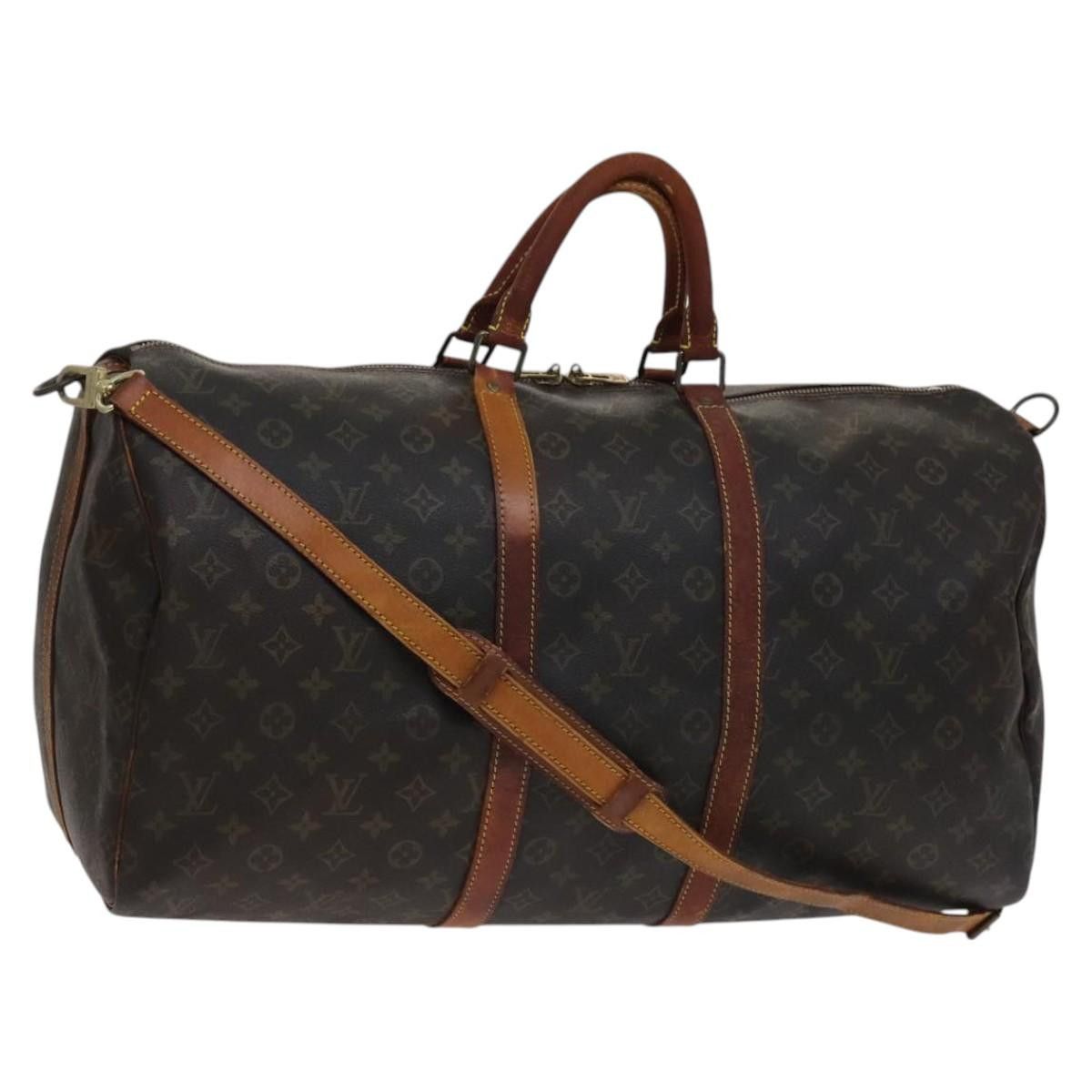 Louis Vuitton LOUIS VUITTON Monogram Keepall Bandouliere 55 Boston Bag Size ONE SIZE - 1 Thumbnail