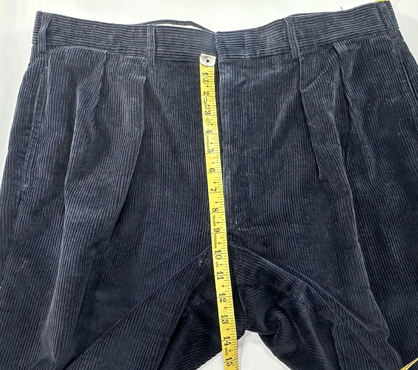 Brooks Brothers Brooks Brothers Pleated Corduroy Dress Pants Black 40/32 Size US 40 / EU 56 - 5 Thumbnail