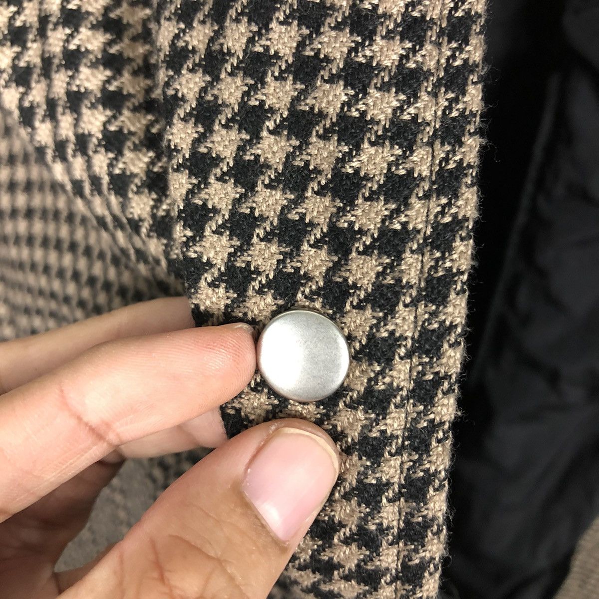 Japanese Brand 📌Long Jacket Reversible Tartan Design Kastane Issey Miyake Size US M / EU 48-50 / 2 - 20 Thumbnail