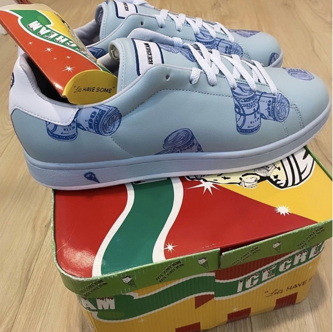 Icecream × Reebok VERY RARE OG REEBOK X BBC/ICE CREAM MONEY ROLL SAMPLE Size US 11.5 / EU 44-45 - 3 Thumbnail