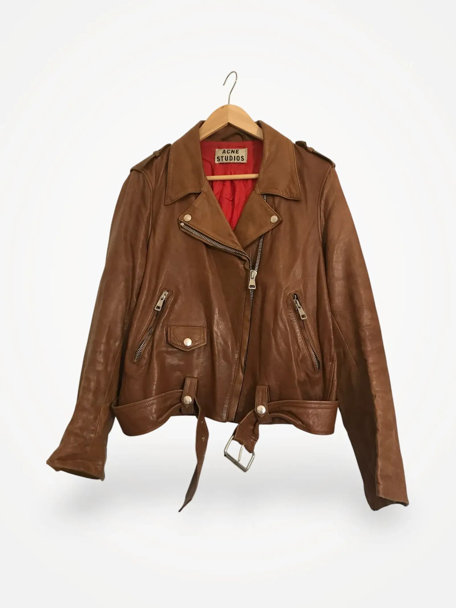 Acne Studios Acne Studios Leather Jacket Size S / US 4 / IT 40 - 1 Thumbnail