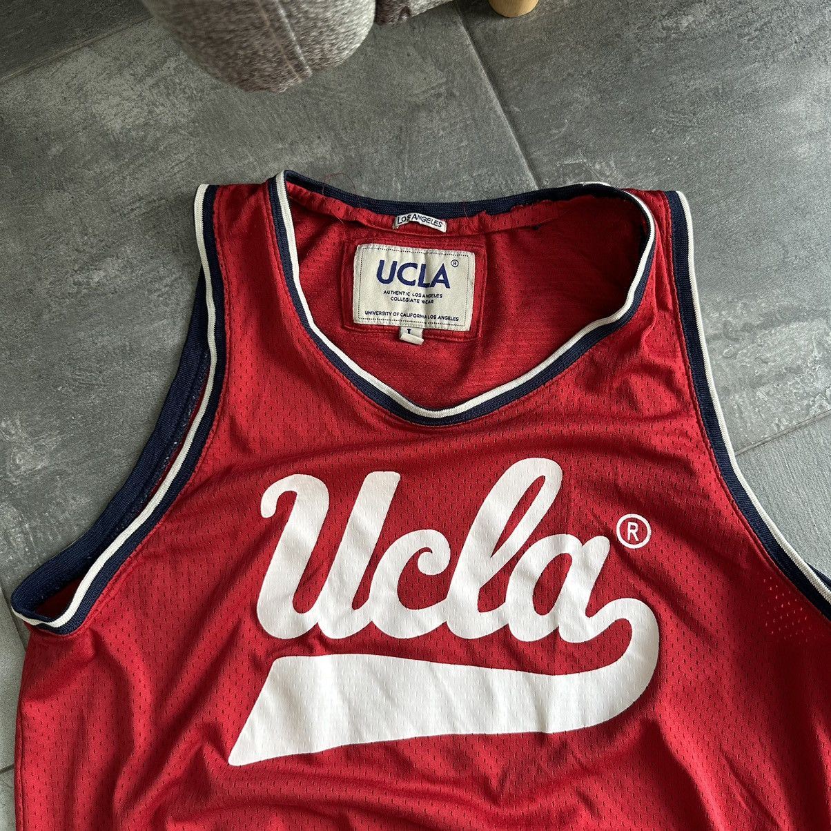 Japanese Brand × Y/Project Vintage Ucla Tank Top Sleeveless Big Logo Hype Sport-wear Size US L / EU 52-54 / 3 - 7 Thumbnail