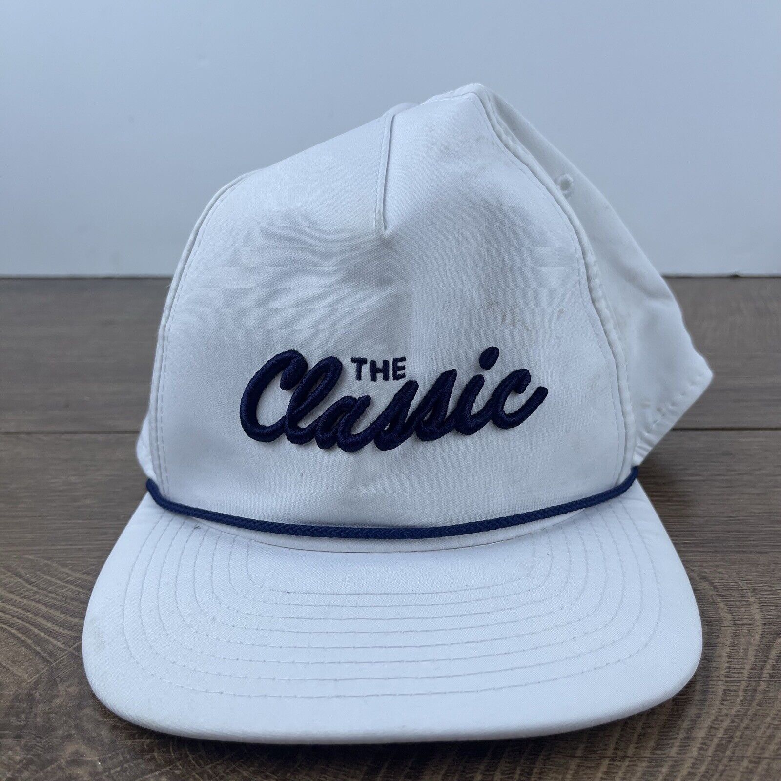 Other The Classic Hat Classic Snapback Hat White Adjustable Hat Ad Size ONE SIZE - 4 Thumbnail