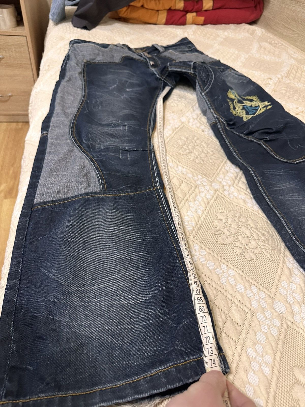 Voi Jeans 🔥 Voi Multipocket Patched Denim Jeans Y2K Hysteric Glamour Size US 34 / EU 50 - 12 Thumbnail