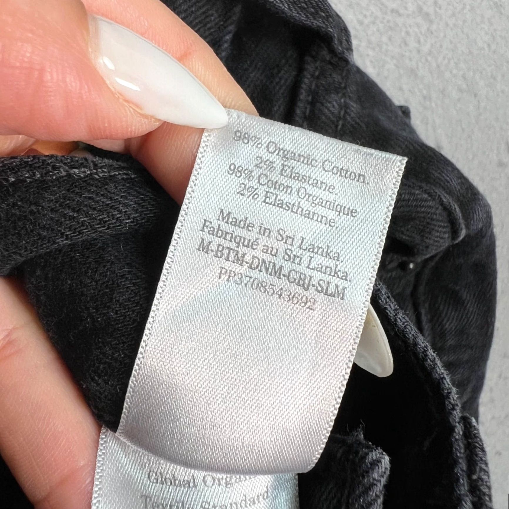Everlane Everlane Womens Slim Fit Organic Cotton Black Jeans Denim Size 30 Size 30" / US 8 / IT 44 - 4 Thumbnail