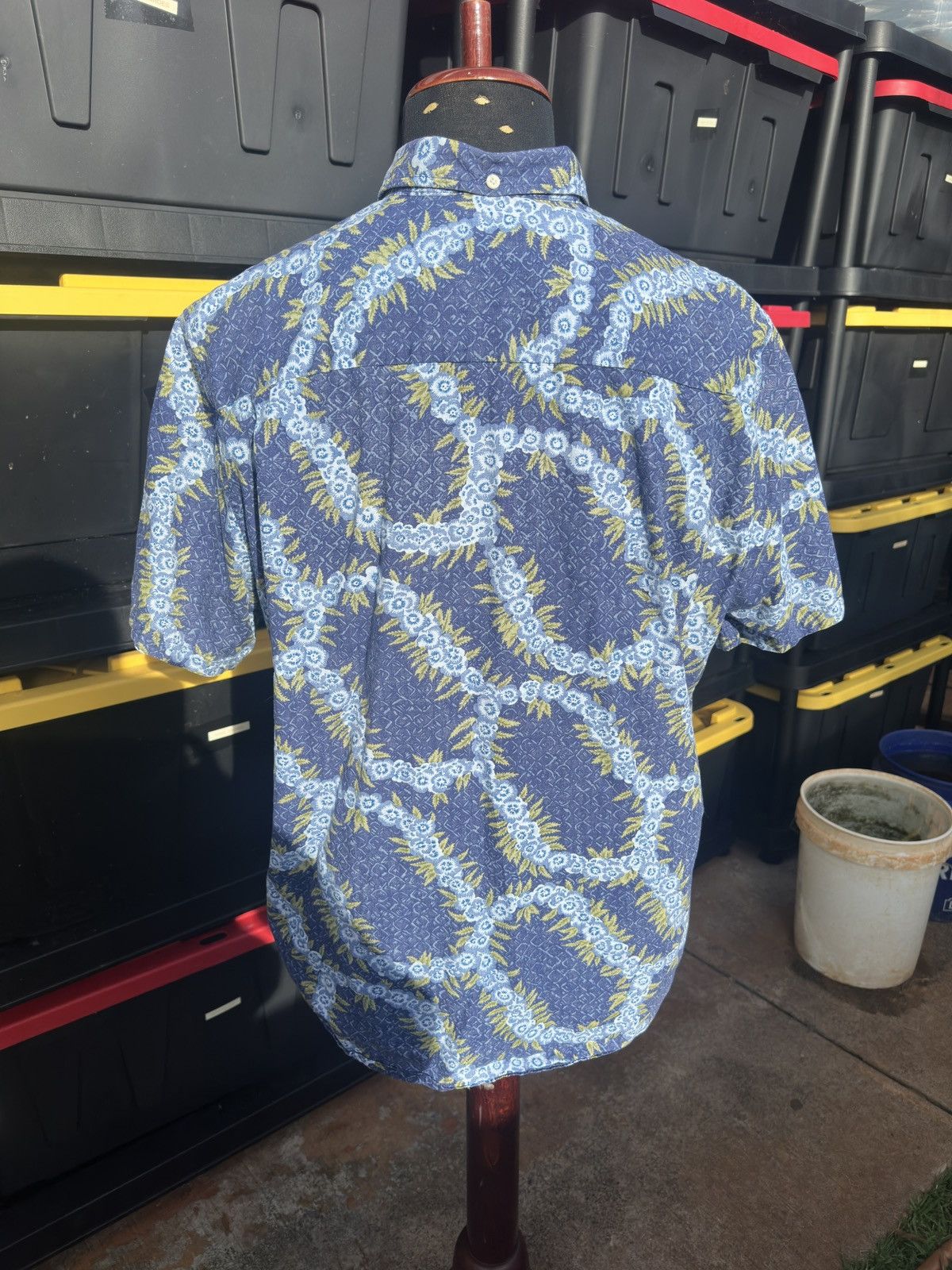Reyn Spooner PreOwned Reyn Spooner Classic Fit Hawaiian Blue Men's XL Size US XL / EU 56 / 4 - 2 Thumbnail