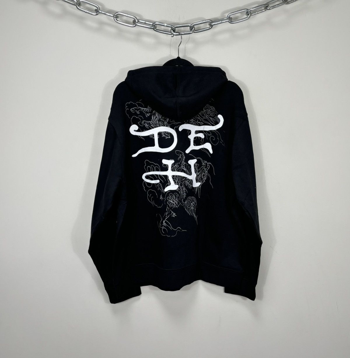 Ed Hardy Ed Hardy Chinese Dragon Tattoo Logo NEW Black Hype Hoodie Size US XL / EU 56 / 4 - 2 Thumbnail