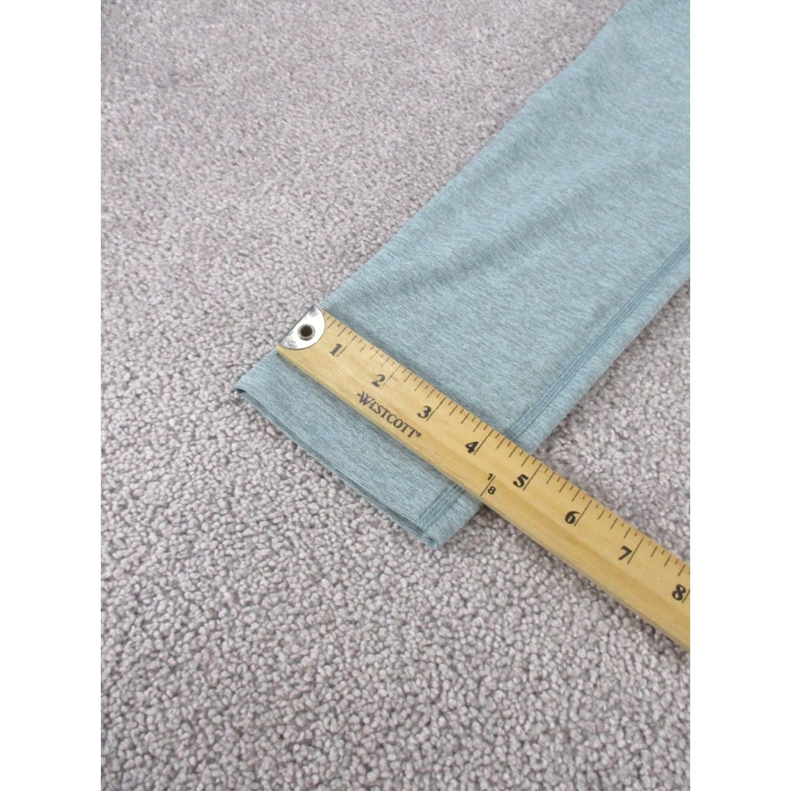 Outdoor Voices Outdoor Voices Leggings Women Small Cropped Colorblock Teal Blue Athleisure Activewear Size 28" / US 6 / IT 42 - 4 Thumbnail