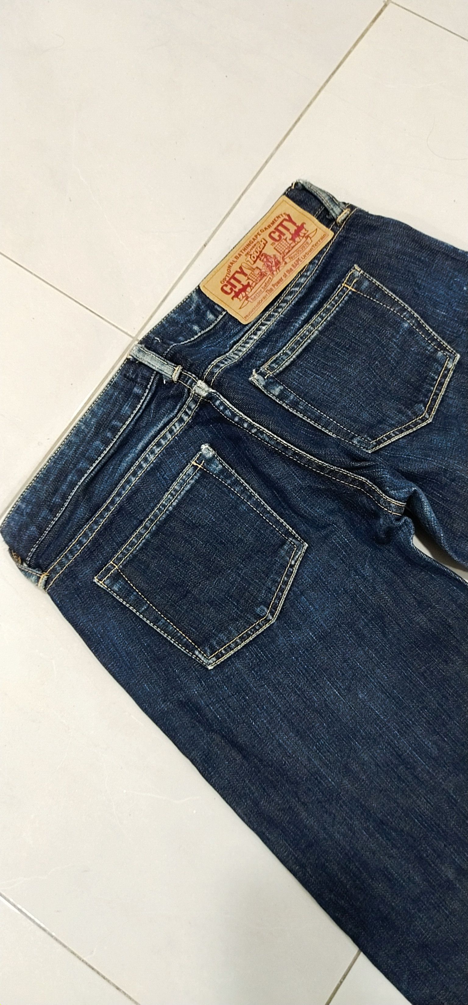 Bape Final💥 Drop Apee Denim💥 Size 32" / US 10 / IT 46 - 4 Thumbnail