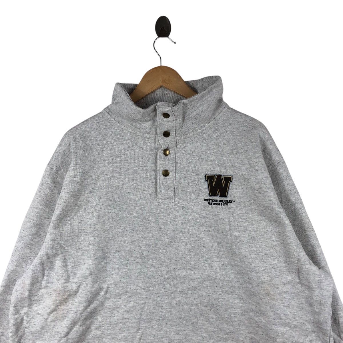 Vintage Vintage WESTERN MICHIGAN UNIVERSITY Collegiate Sweatshirt Size US XXL / EU 58 / 5 - 2 Thumbnail