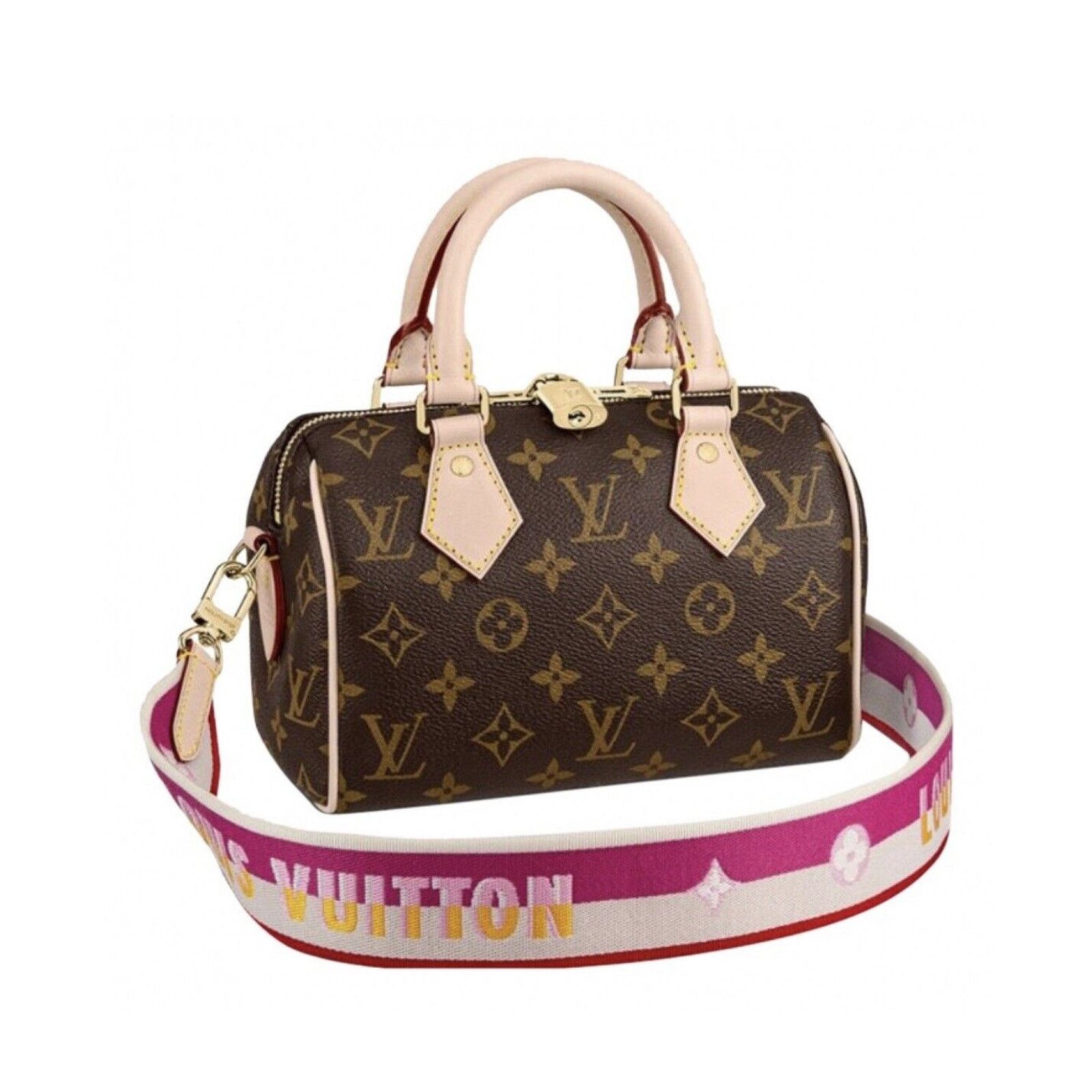 Louis Vuitton Louis Vuitton Speedy Bandouliere 20 Crossbody Fuchsia Size ONE SIZE - 1 Thumbnail