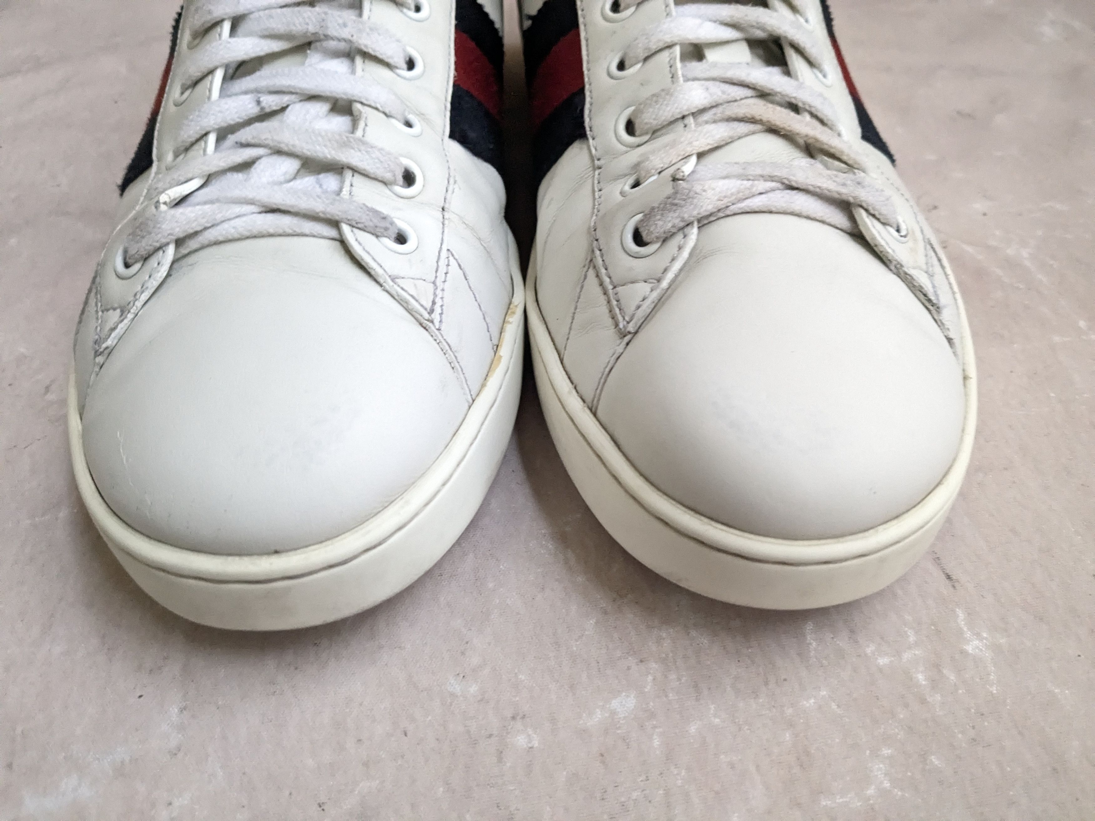 Gucci Gucci Ace White 12.5 Low Tops Leather Size US 12.5 / EU 45-46 - 2 Thumbnail