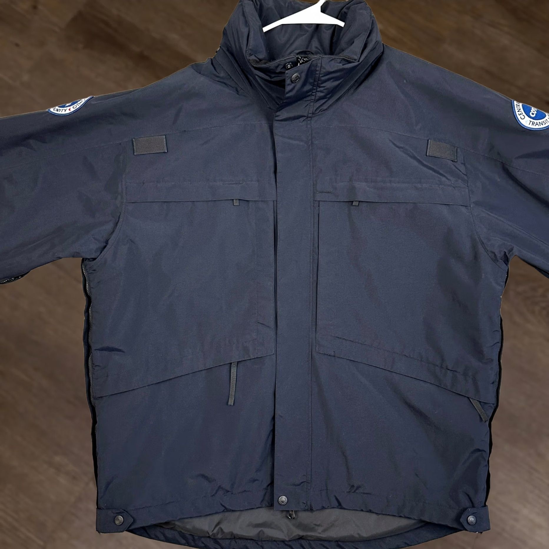 Vintage 5.11 Tactical Series Jacket Mens Large Black Coat Full Zip Packable Hood EUC Size US L / EU 52-54 / 3 - 1 Thumbnail