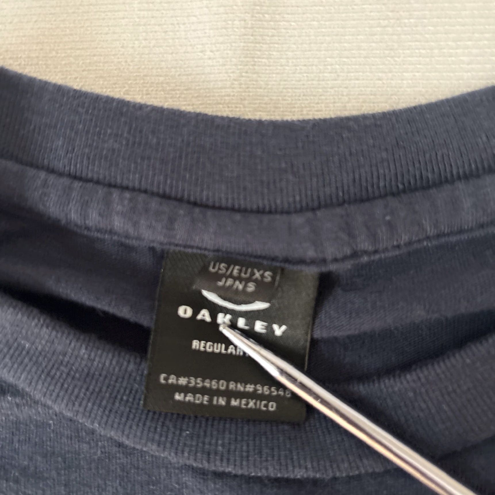 Oakley Oakley T-Shirt Men XS Long Sleeve Ellipse Graphic Blue Size US XS / EU 42 / 0 - 3 Thumbnail