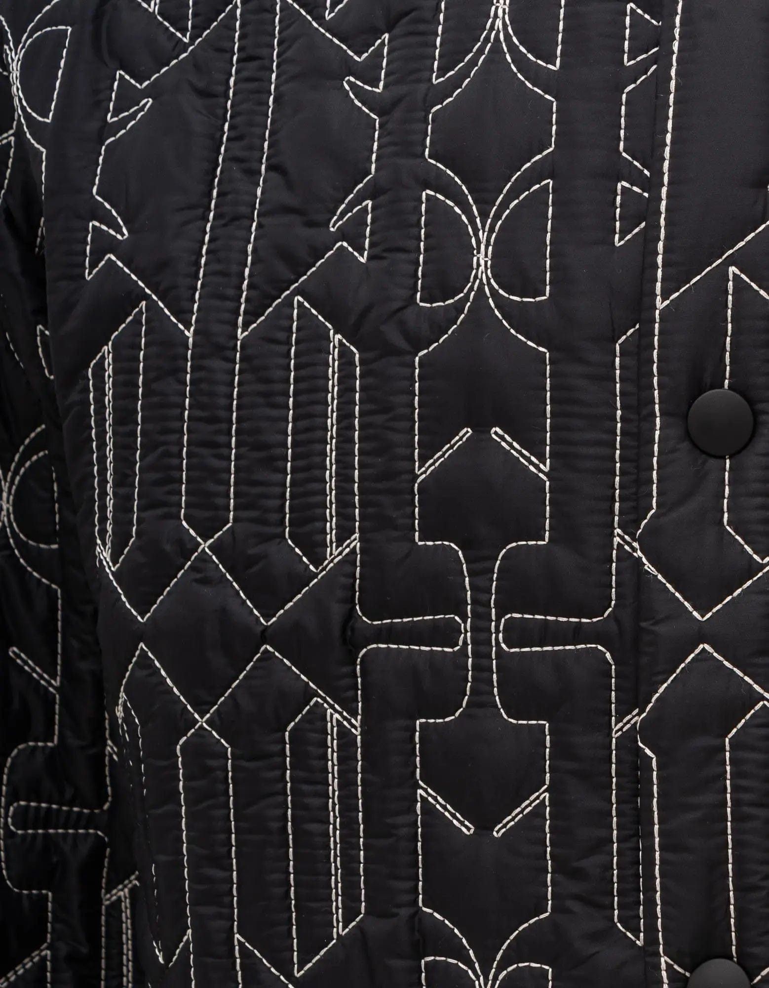 Palm Angels Palm Angels Grey All-over Monogram Overshirt Size US L / EU 52-54 / 3 - 3 Thumbnail