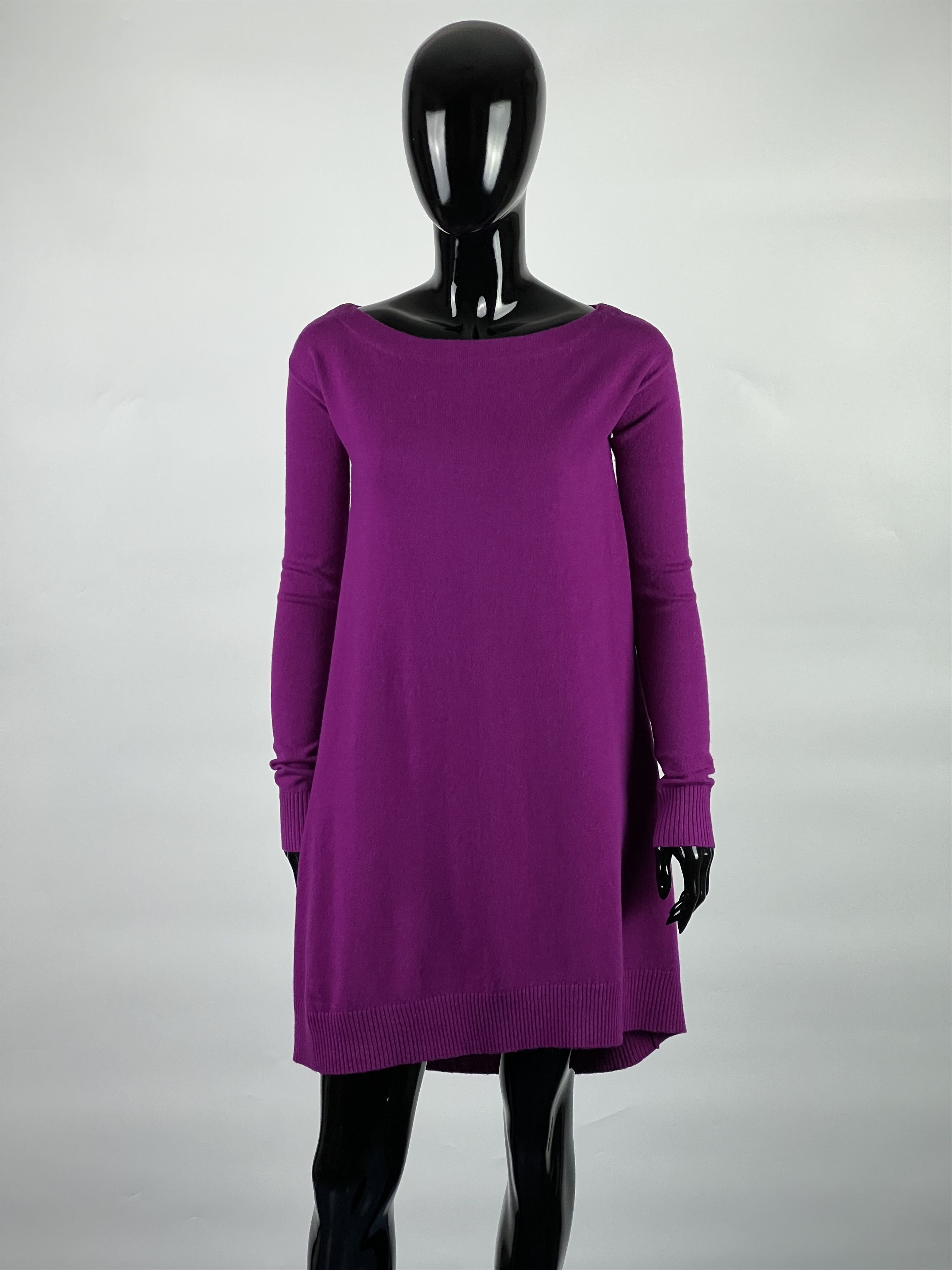 Diane Von Furstenberg Long Sleeve Wool/Cashmere Knit Dress S