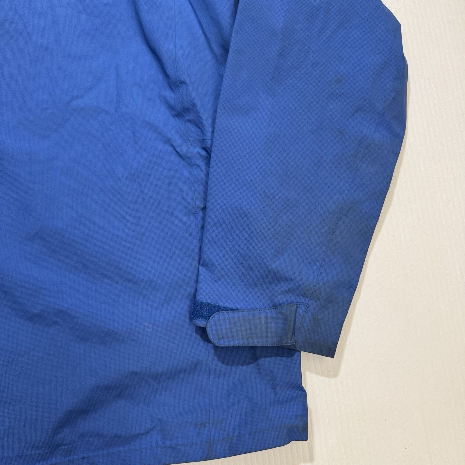 L.L. Bean LLBean Jacket Men XL Blue Hood Water Resistant Shell Pit Zip Size US XL / EU 56 / 4 - 8 Thumbnail