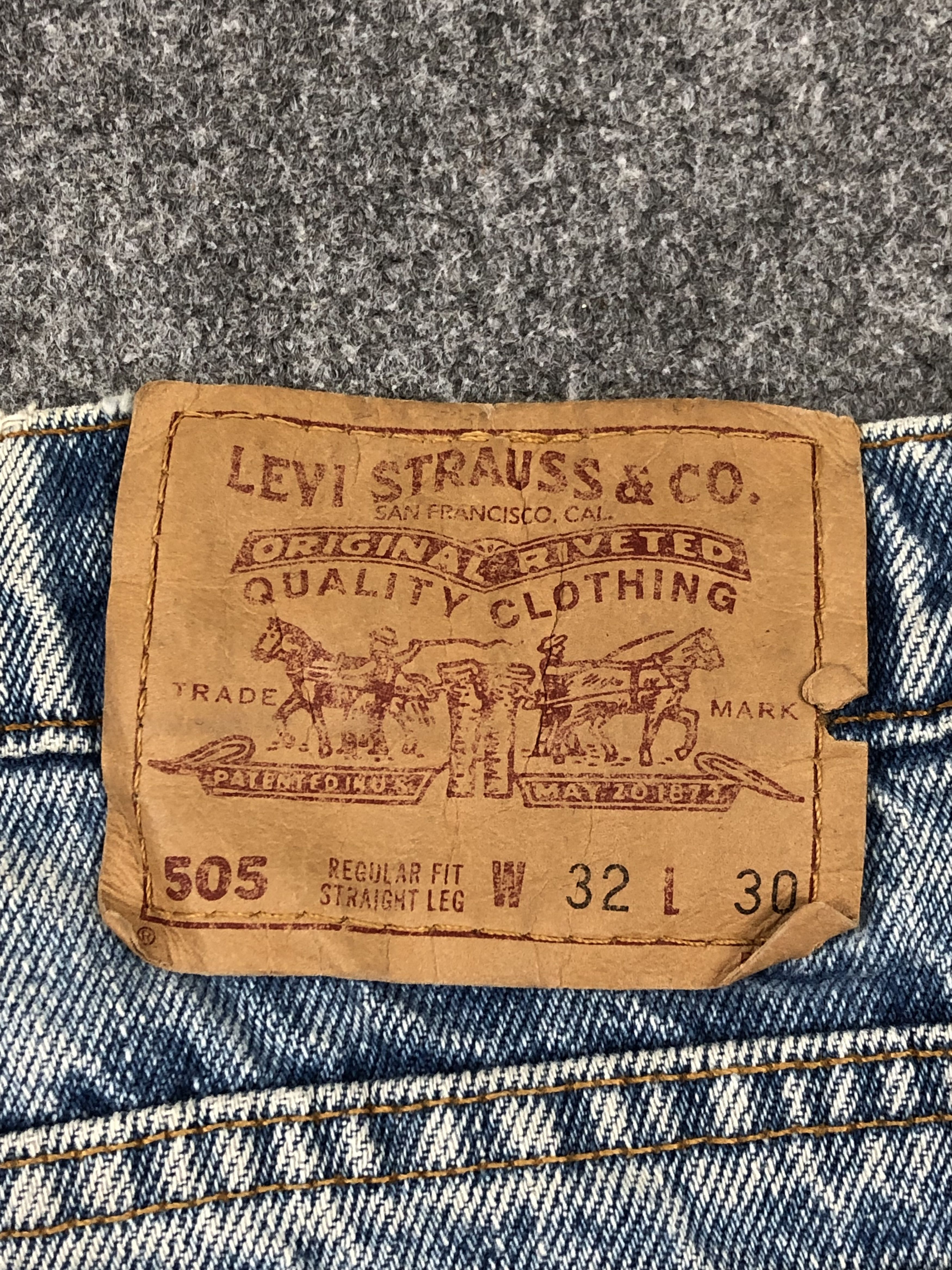 Levi's Vintage 90s Levis 505 Light Washed Jeans DPP0214 Size US 30 / EU 46 - 5 Thumbnail
