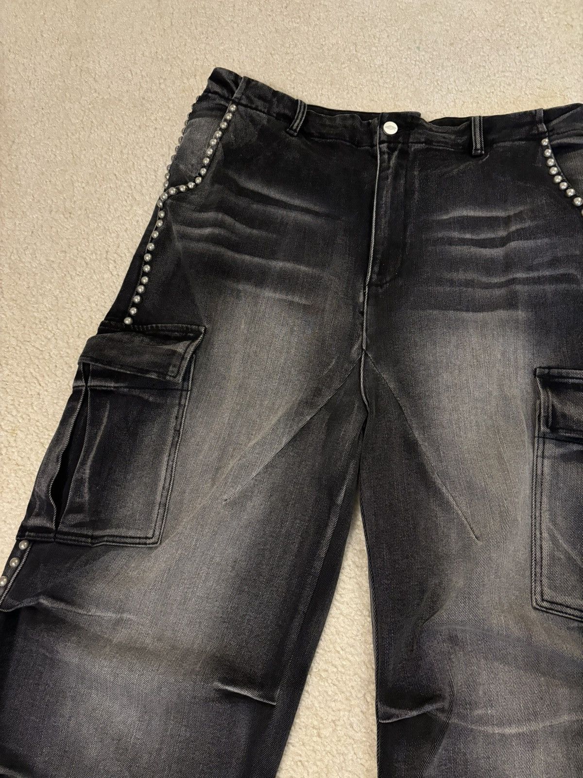 HMDD Happy Memories Don’t Die HMDD Studded Colossal Jeans Size US 36 / EU 52 - 2 Thumbnail