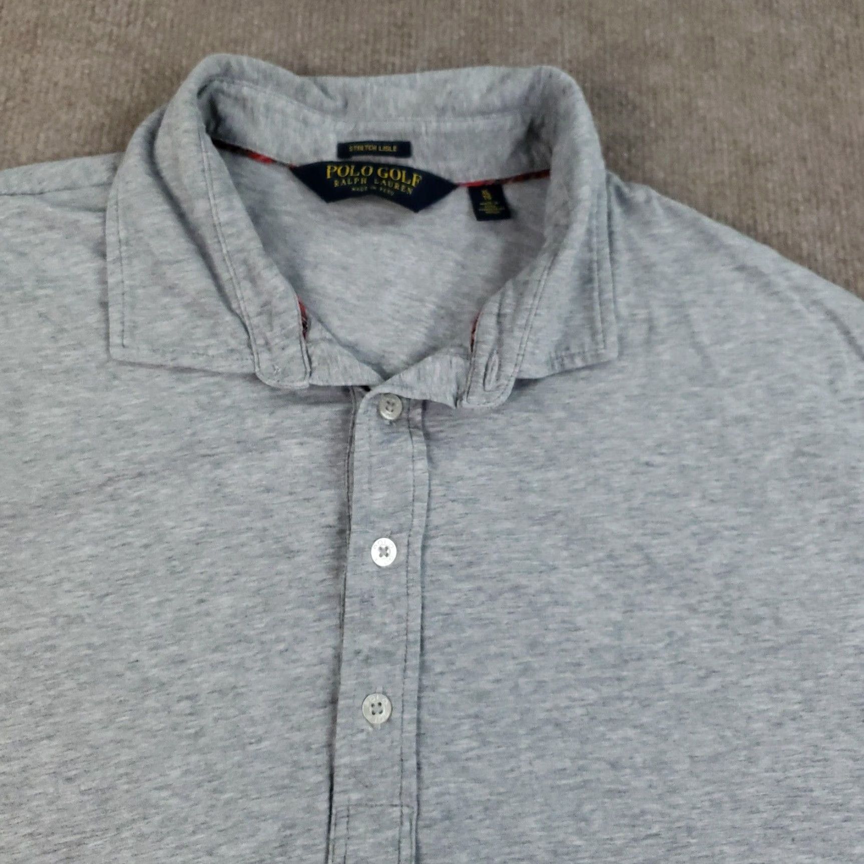 Ralph Lauren Polo Ralph Lauren Mens Golf Shirt XL Extra Large Gray Short Sleeve Casual Stretch Size US XL / EU 56 / 4 - 7 Thumbnail