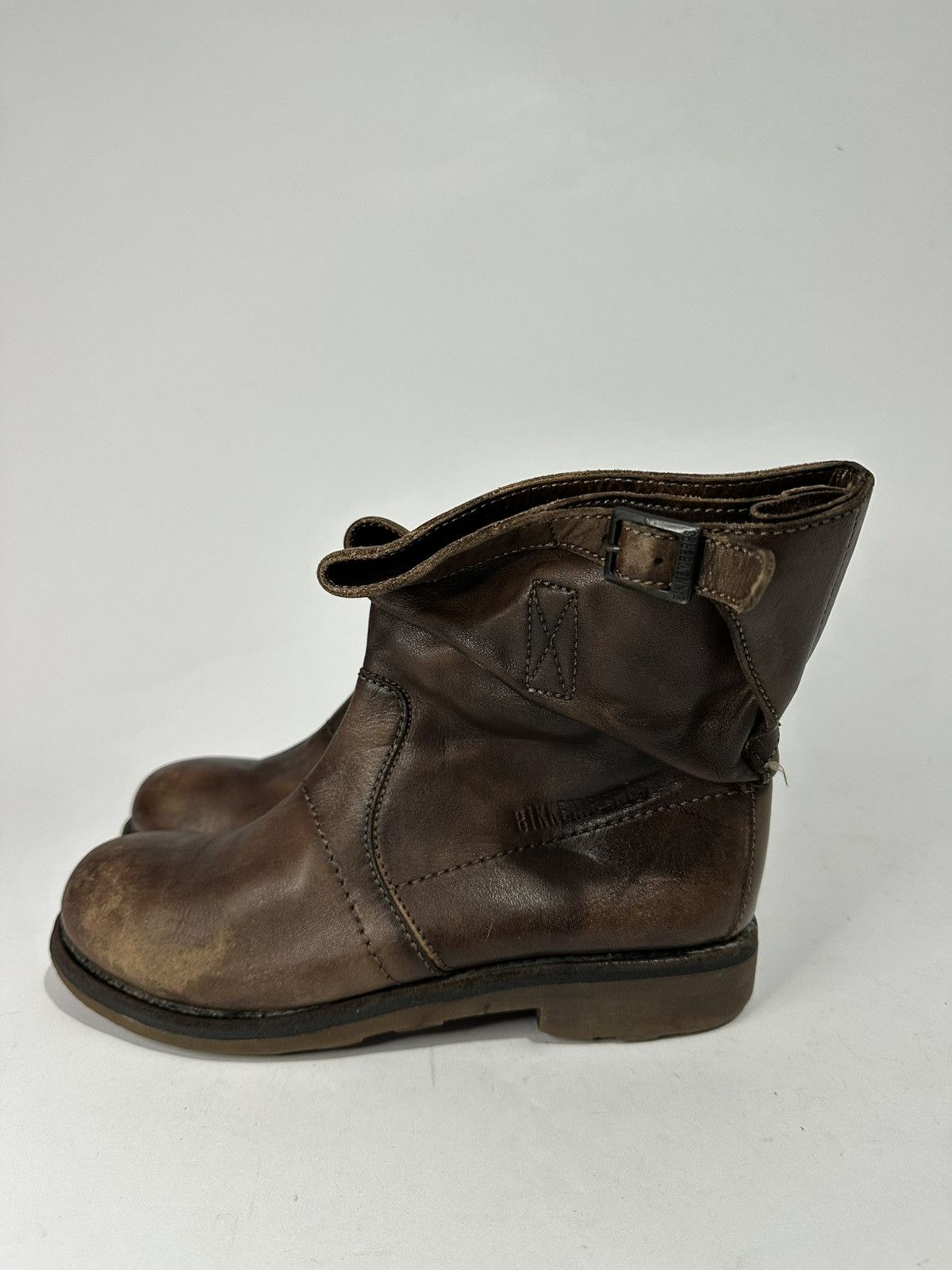 Dirk Bikkembergs Vintage Dirk Bikkembergs Brown Leather Men’s Engineer Boots. Size US 6.5 / EU 39-40 - 1 Thumbnail
